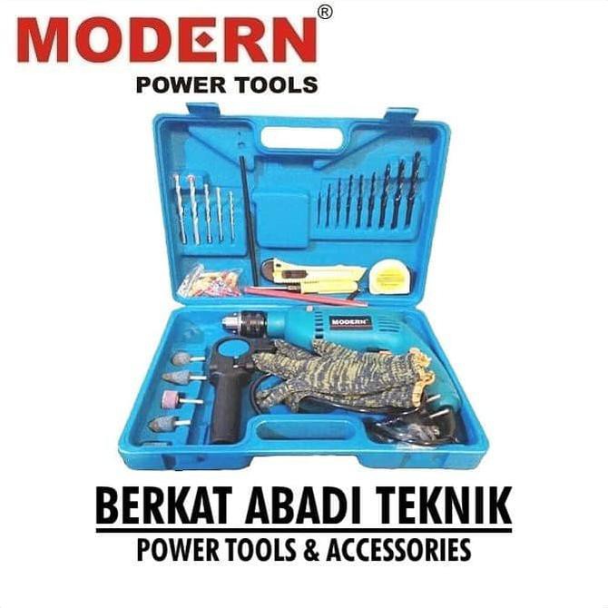 PROMO Paket Mesin Bor Listrik Modern M-2130 / Mesin Bor Tangan M2130