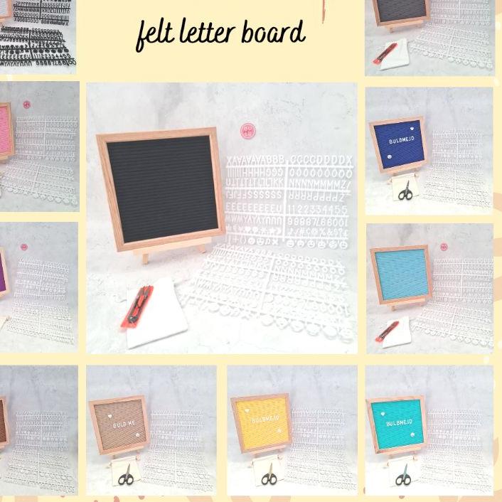 

Grand Seller|SQ35|Letter board felt premium papan nama huruf baby born