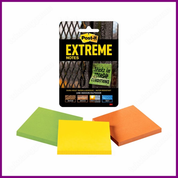 

3m Post It Extreme 7.6x7.6 Cm MA17