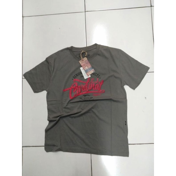 Kaos Cardinal Original Slimfit, Pria, Laki Laki, Perempuan, Hijau, (ukuran M - XXL ), Bahan Katun