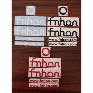 Cutting Stiker Sepeda FNHON  Black White Red dapat 5 