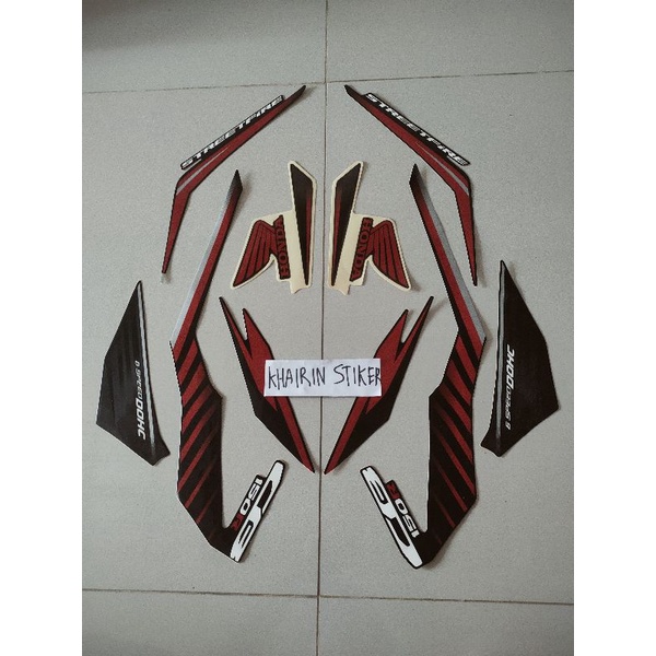 striping stiker cb 150 r CB150R 2021 hitam ful
