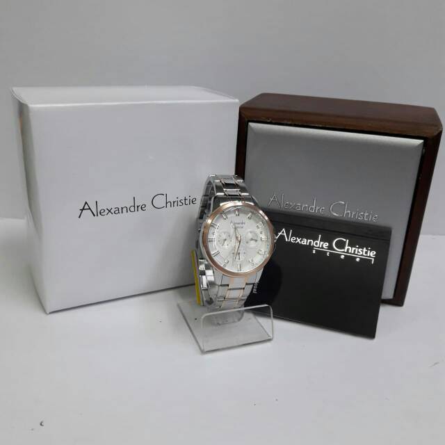 JAM TANGAN WANITA ORIGINAL ALEXANDRE CHRISTIE ACF 2822 BFBTRSL