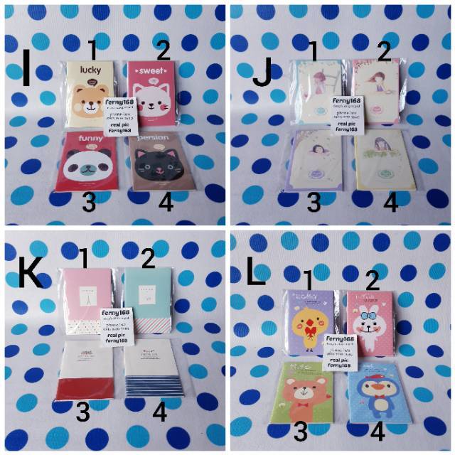 

Buku notes kecil/ buku catatan/ note book