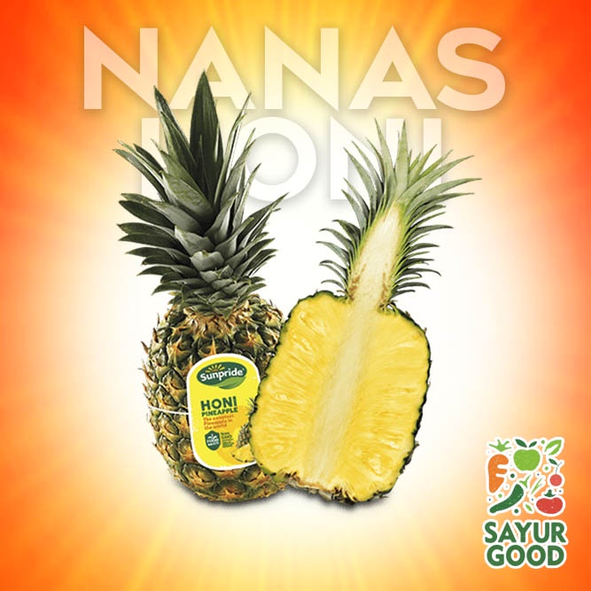 

Nanas Honi Sunpride Pineapple / Nanas Sunpride Segar / 1 Buah