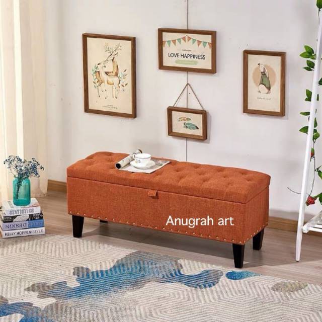 Storage stool sofa stool peti sofa bench peti minimalis TERMURAH ANUGRAH ART