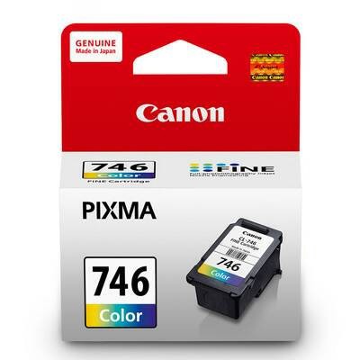 Catridge Canon 746 Colour / Warna Original MURAH