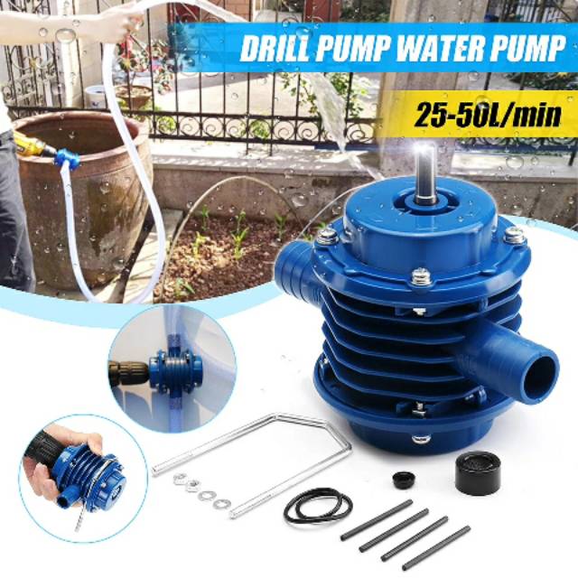 Water Drill Pump - Pompa Liquid Air Bahan Bakar Minyak, Oil, Kimia Pompa Cair Sentrifugal Serbaguna