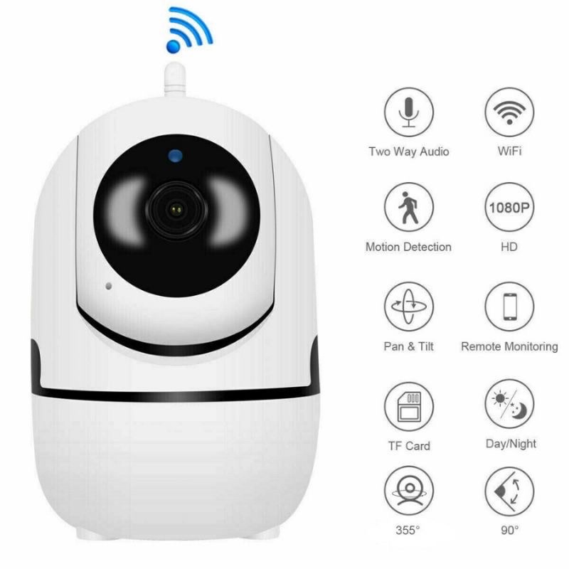 Kamera Cctv V380 Pro Wireless - IP CAM Smart Camera HD 1080 WIFI - Wireless Cctv - Kamera Cctv Baby-
