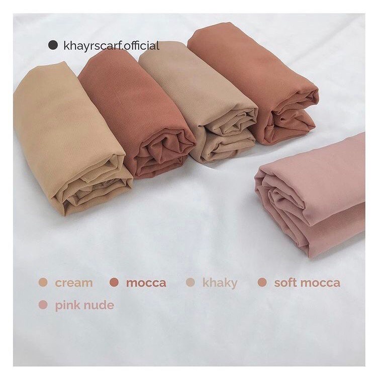 Bella Square Inara 2 in 1 Inner / Kerudung Segi Empat Inner Polycaton