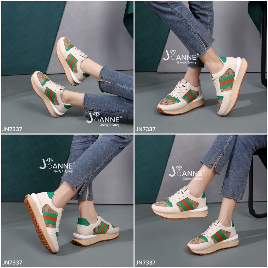 JOANNE Highsole Sporty Sneakers Shoes #JN7337 ORIGINAL