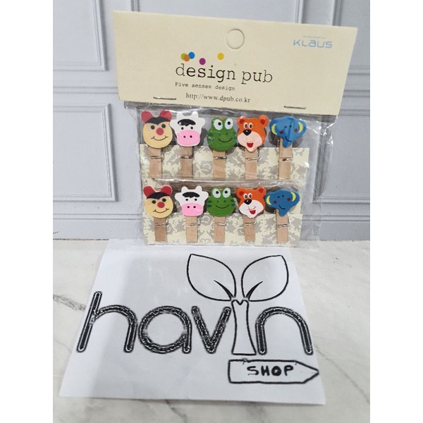 JEPITAN KAYU FOTO/WOODEN CLIP/PHOTO KLIP-Animal