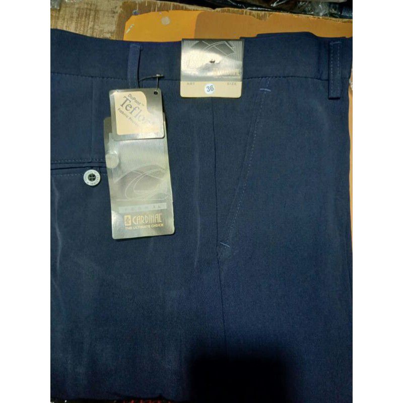 PROMO!!! CELANA BAHAN KERJA PRIA FORMAL STANDAR REGULER EKLUSIVE MERK CARDINAL, RCWR/ BAHAN TWIS TEBAL SIZE 27_38