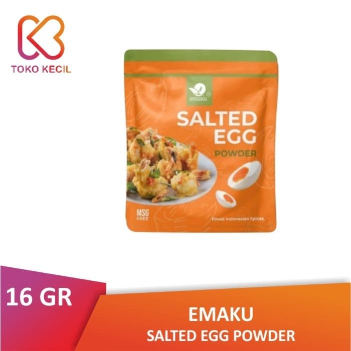 

Fe01Gg Pack Emaku Salted Egg Powder 16 Gr No Msg | Telur Asin Bubuk F30E1F111