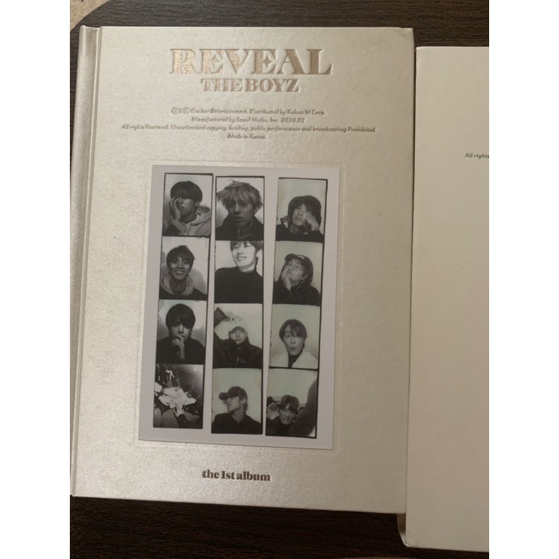 The Boyz Reveal Boy ver Album Only