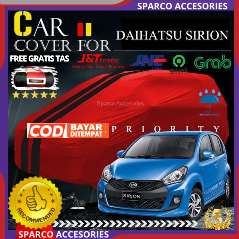 Body Cover Mobil Daihatsu SIRION Sarung Selimut Mobil Daihatsu SIRION Waterproof JF1
