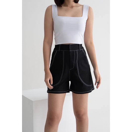 IWEARGRACIE - RAE SHORT PANTS / CELANA PENDEK WANITA / CELANA HIGHWAIST