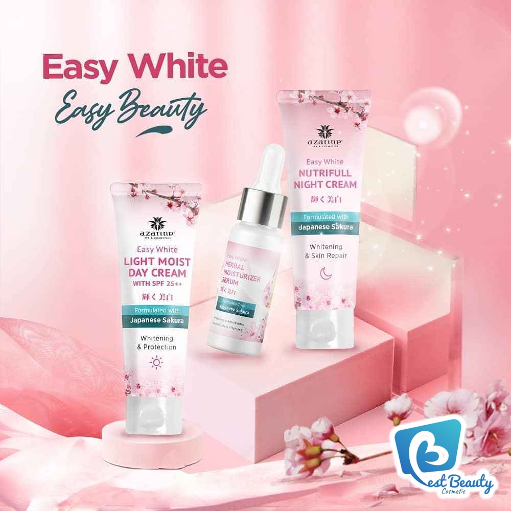 ★ BB ★ AZARINE Easy White Series with Japanese Sakura | Herbal Moisturizer Serum Day Night Cream