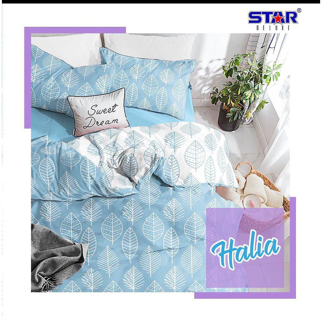 Einhomestuff Sprei Star Motif Halia M Blue