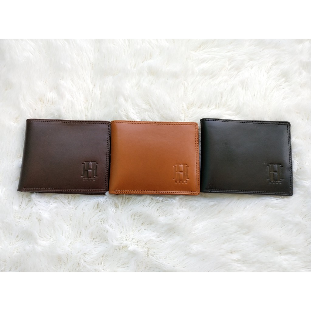 Dompet Kartu Pendek Lipat SMOWALL Bahan Kulit Asli Pria - Originale Leather Wallet