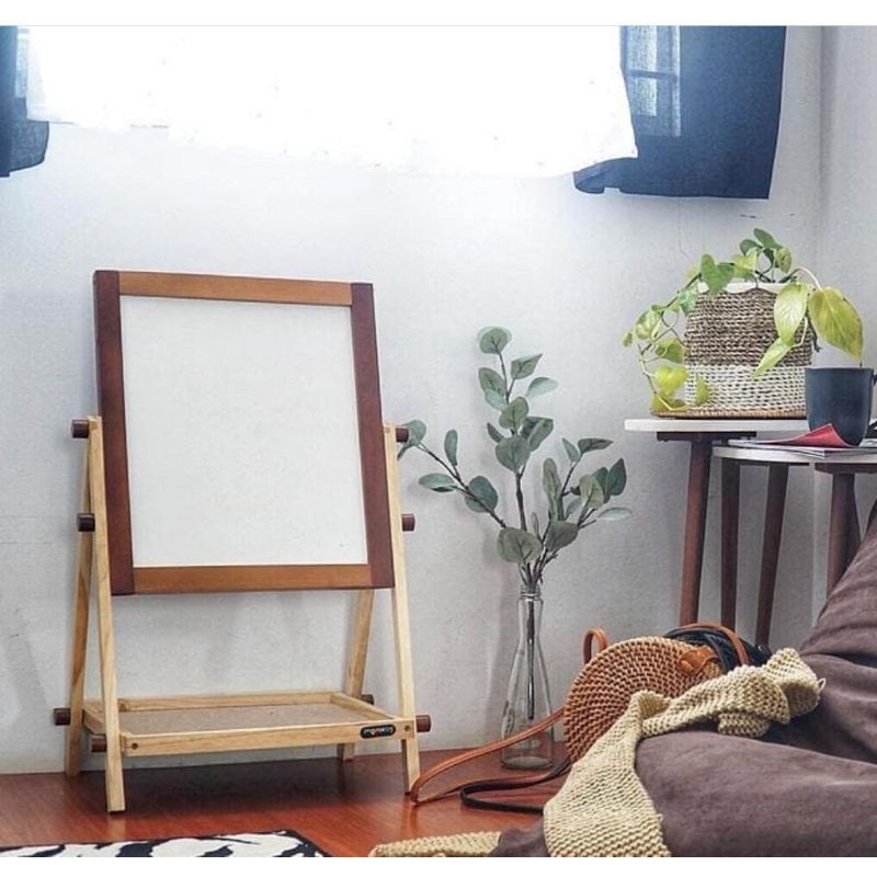 

Menkay 2in1 drawing board warna caramel