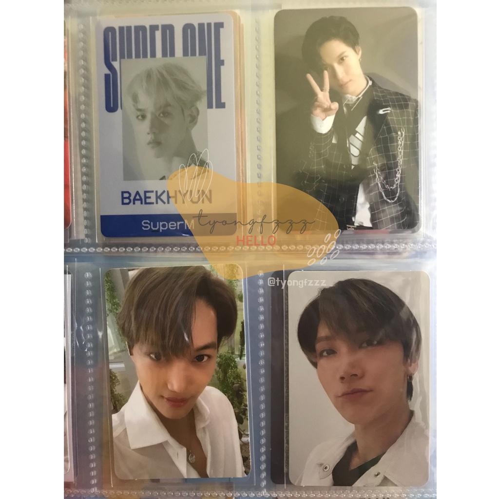 SuperM Superone baekhyun id biru pc taemin us ver pc ten pc kai korea ver album only
