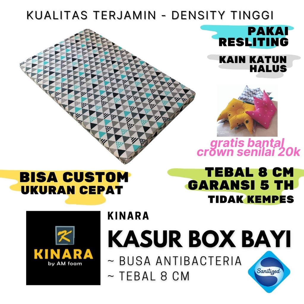 Kasur Busa Box Bayi 140 X 100 X 8