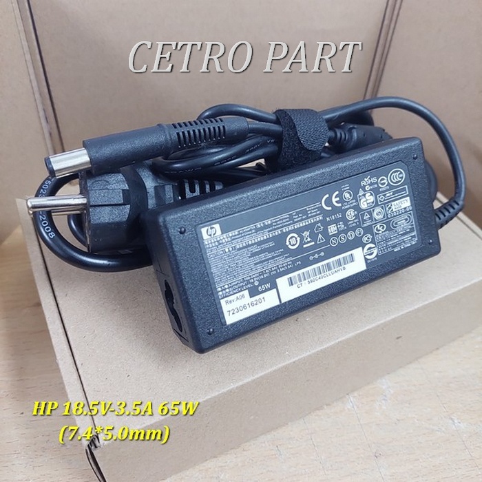 Adaptor Charger Laptop HP Compaq CQ40 CQ41 CQ42 CQ43 CQ35 Original BERGARANSI