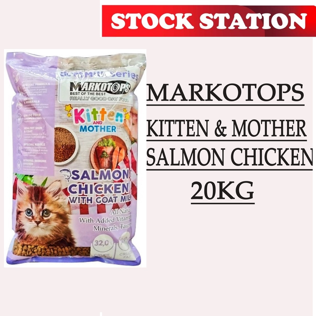 MARKOTOPS KITTEN &amp; MOTHER SALMON CHICKEN / SALMON TUNA 1KG