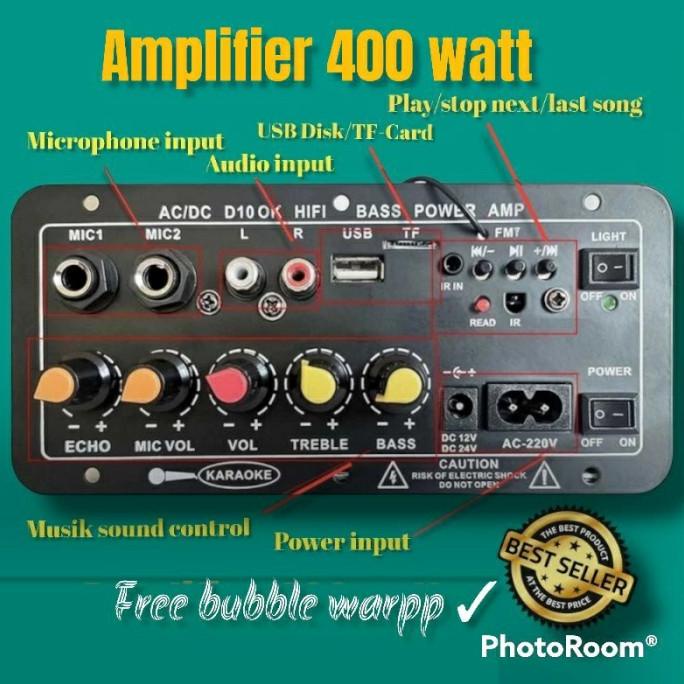 Amplifier Board Karaoke Audio Bluetooth Subwoofer DIY