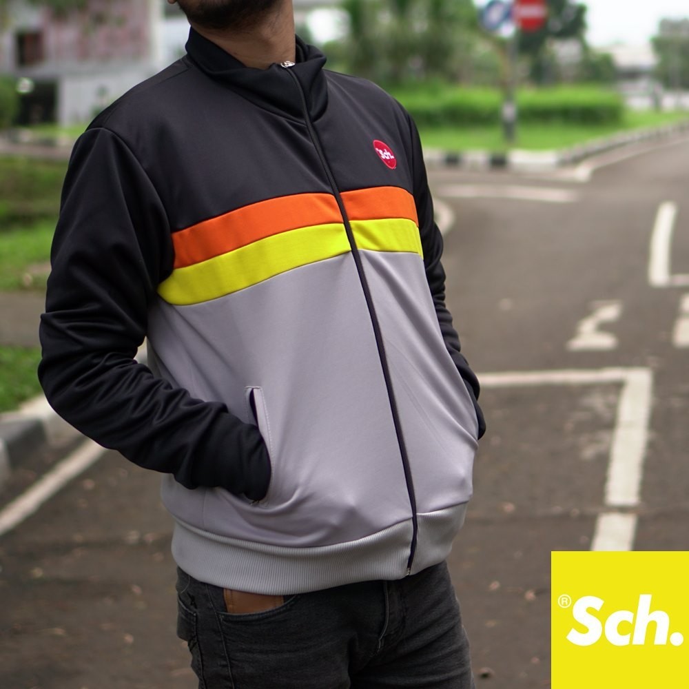 NEW JAKET TRACKTOP HOODIE 3/4 WARNA TERBARU / TERLARIS - RSCH