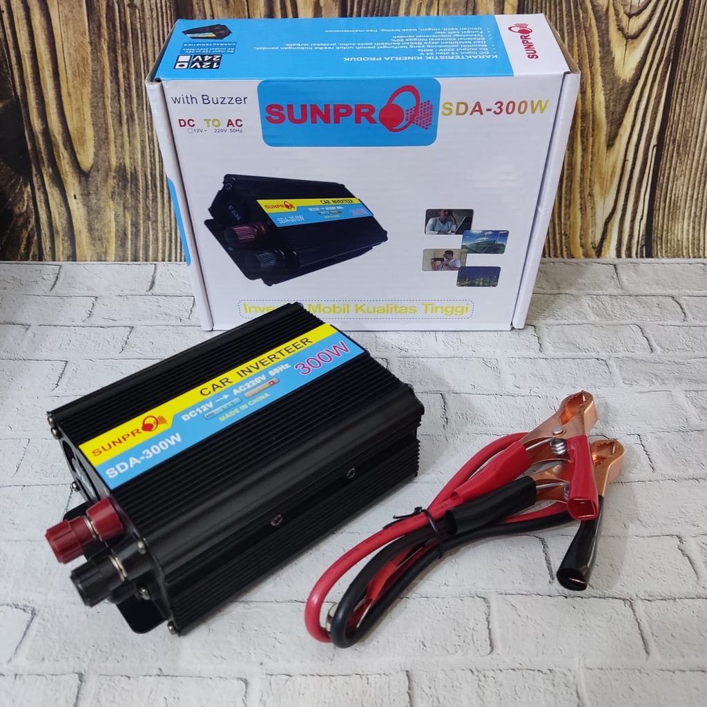 [Promo!!]Power inverter 300w sunpro PL-300 premium super COD