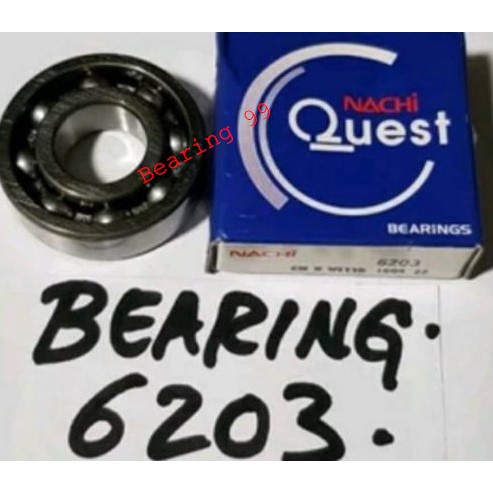 BALL BEARING 6203 NACHI 17x40x12
