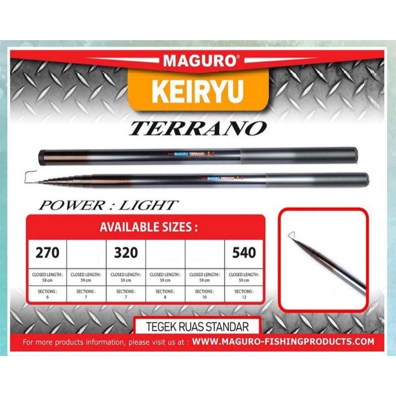 JORAN TEGEK MAGURO HYDRA/INNOVA/TERRANO 270/320/450/540 MURAHH