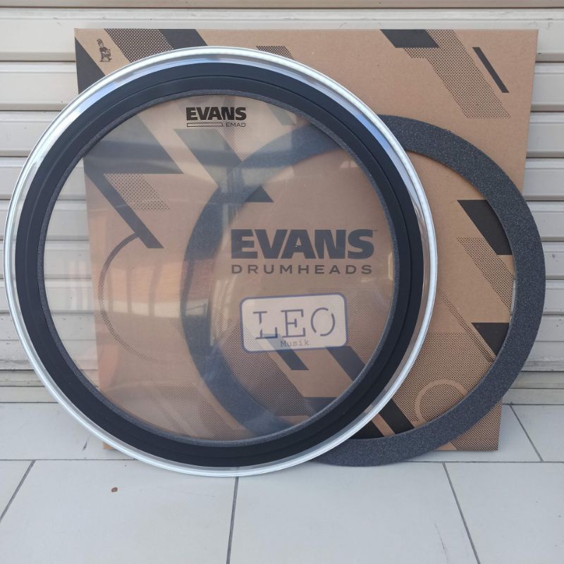 KULIT DRUM EVANS BD22EMAD2 CLEAR BASS KULIT DRUM 22 INCH