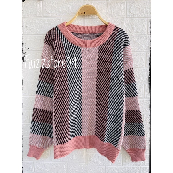 CORA KNITS SWEATER RAJUT OVERSIZE PREMIUM