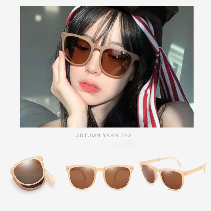 Hokkiterus21⭐⭐⭐⭐⭐ SUNGLASSES DOMPET kacamata lipat kacamata hitam anti uv kacamata fashion unisex  kacamata uv400 K027