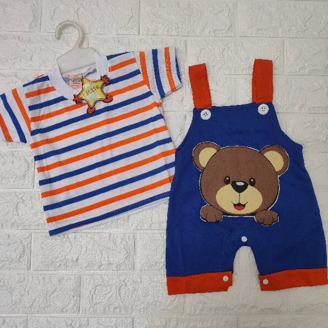 Baby gift kado - Little J Jumper Hansop kancing baju terusan bayi baru lahir newborn laki-laki perempuan cowok cewek