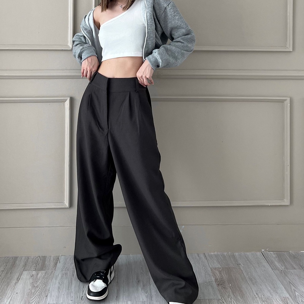 jessi highwaist semi wool pants