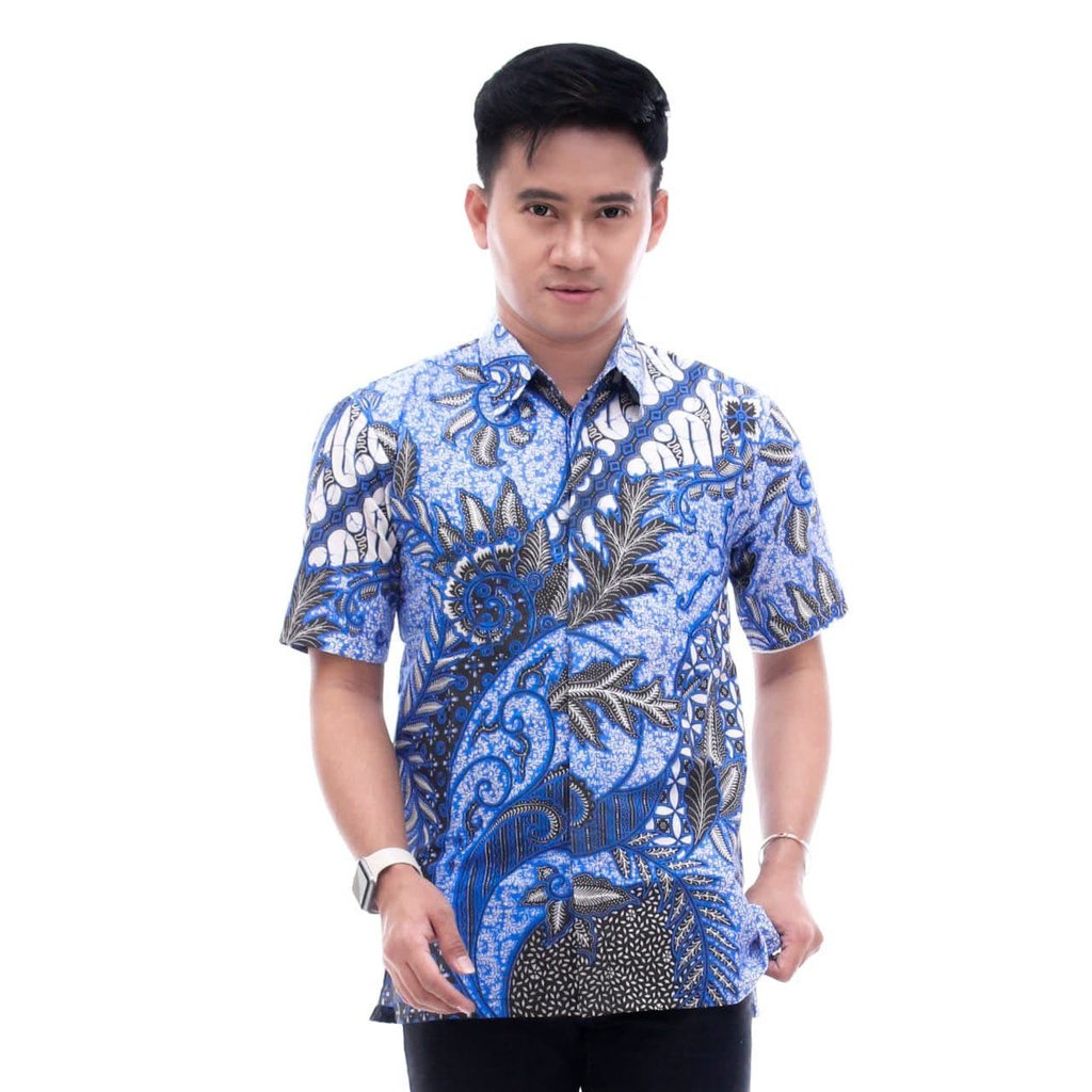 GROSIR BATIK MURAH PEKALONGAN | NEW ARRIVAL DISTRO BATIK PRIA SOGAN HRB026 BATIK IPNU HEM PRIA