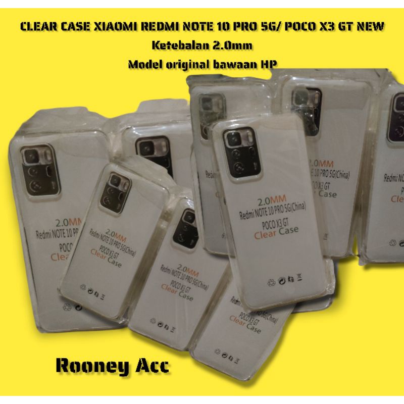 CLEAR CASE XIAOMI REDMI NOTE 10 PRO 5G/CLEAR CASE POCO X3 GT NEW/SILIKON SILICON CASE POCO X3 GT NEW
