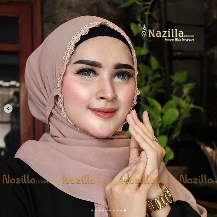 PASHMINA INSTAN RENDA TALI DIAMOND / PASHTAN MARYAM TRINITY-mocca