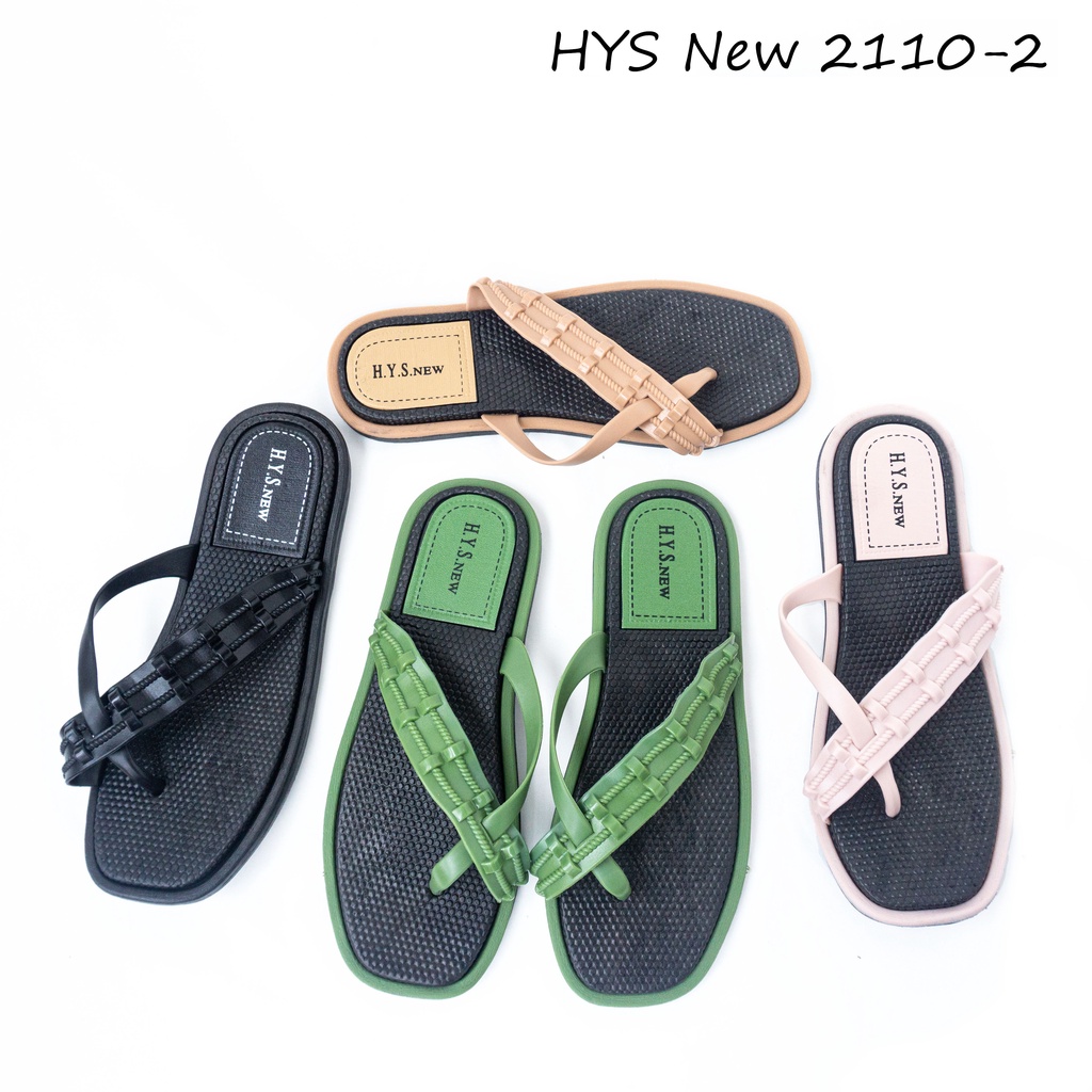 Sandal Jepit Wanita Teplek Hys 2 Warna HYS New 2110-2 Santai