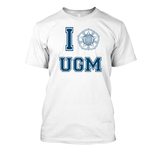 PREMIUM BAJU TSHIRT KAOS UGM 05 - TSHIRT I LOVE UGM - KAOS UGM - BAJU UNIVERSITAS GADJAH MADA