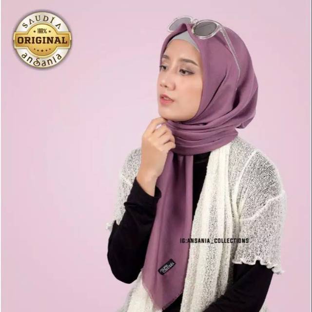 Jilbab Segi Empat Ansania Saudia Rawis