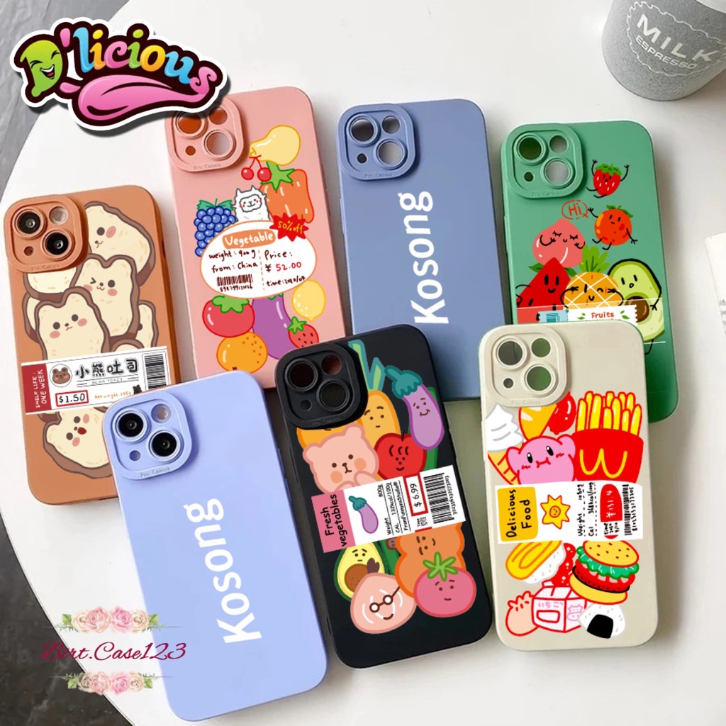 SOFTCASE CASE SILIKON PROCAMERA DELICIOUS OPPO VIVO SAMSUNG REALME XIAOMI IPHONE INFINIX ALL TYPE BC6374