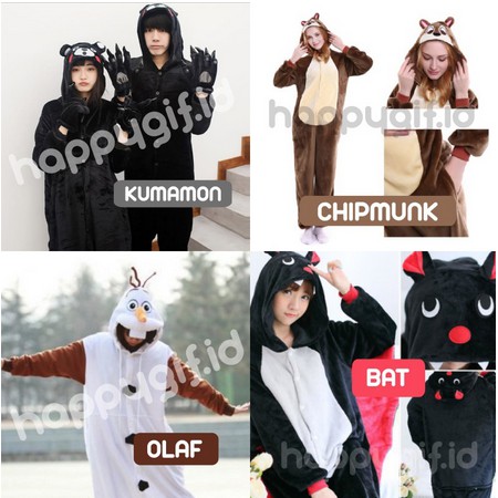 PIYAMA ONESIE KIGURUMI KOSTUM BAJU DEWASA KARAKTER 2