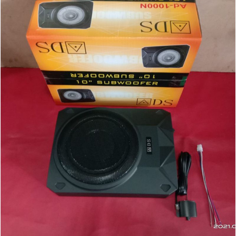 SUBWOOFER KOLONG AKTIF ADS AD-1000N SUBWOOFER KOLONG AKTIF 10 INCH SLIM BASS