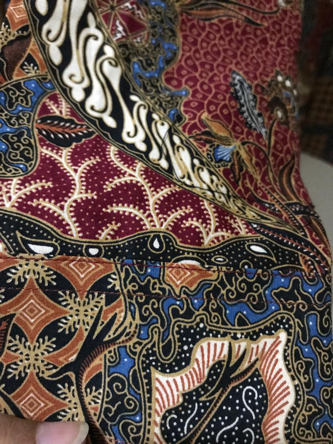 Odza Kemeja Batik Pria Lengan Panjang Baju Pria Batik Modern Populer Prayata