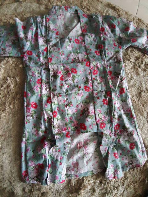 Blouse Kutubaru Pastel Bunga Shabby Chic Floral Instan Bridesmaids Seragam Kondangan Wanita